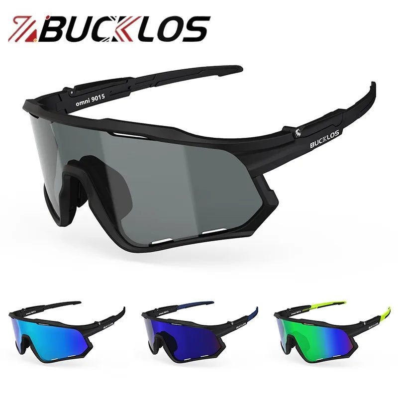 BUCKLOS Polarized Cycling Glasses UV400 Road