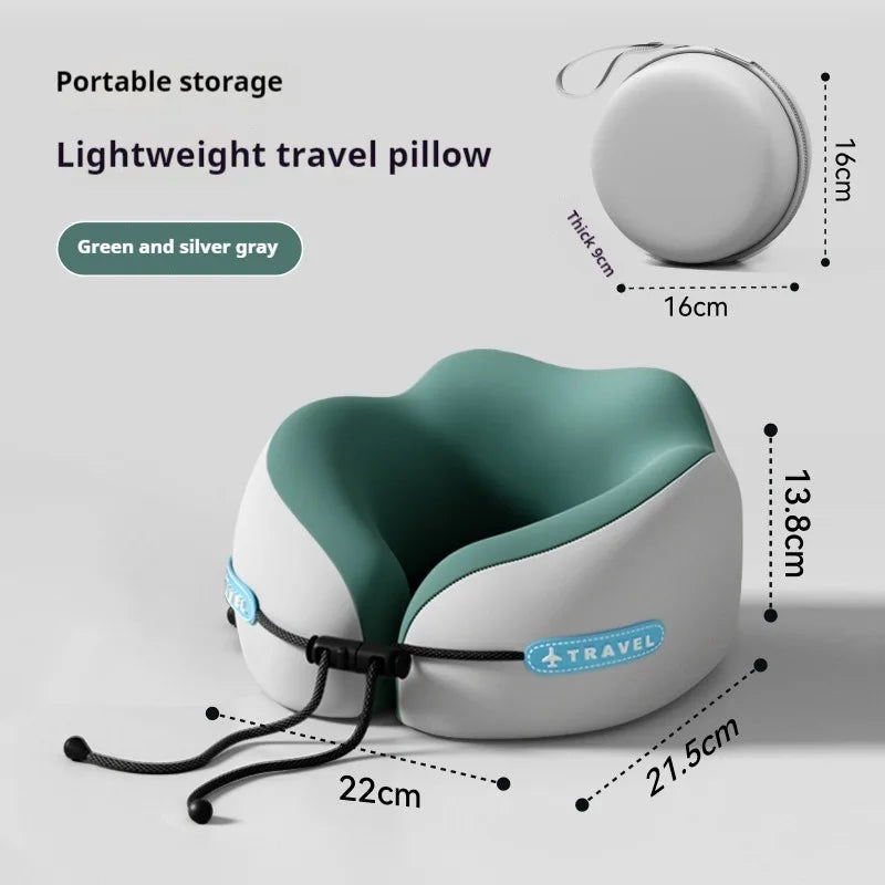 U Shaped Memory Foam Neck Pillows Soft Travel