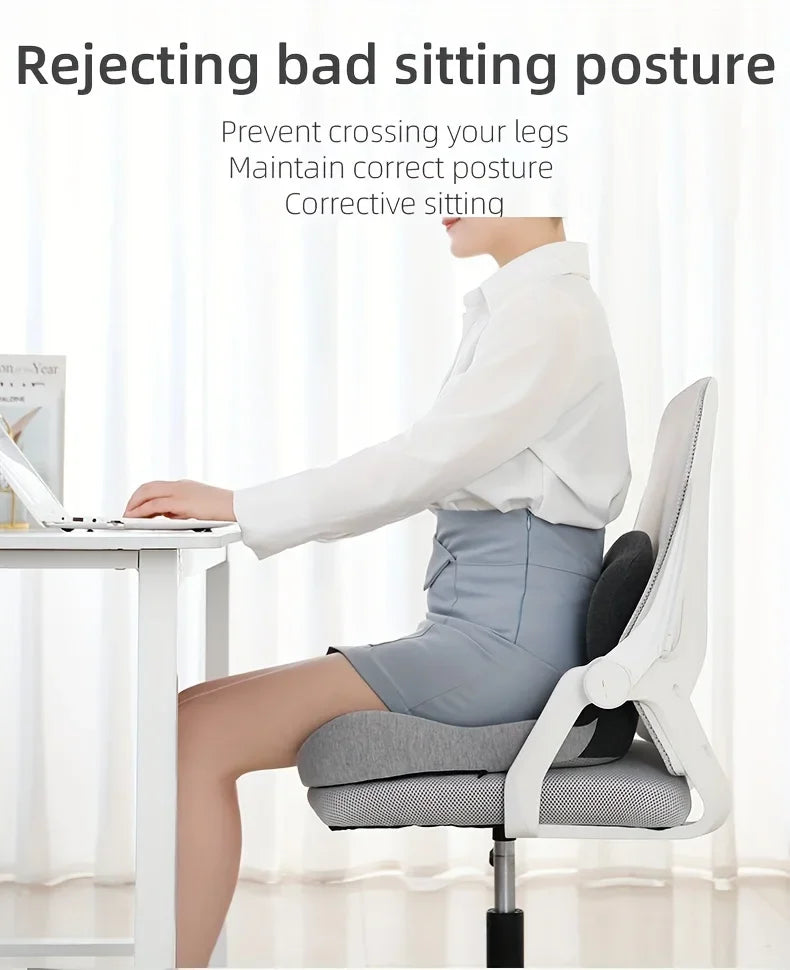 Contoured Ergonomic Lumbar Back Support Seat