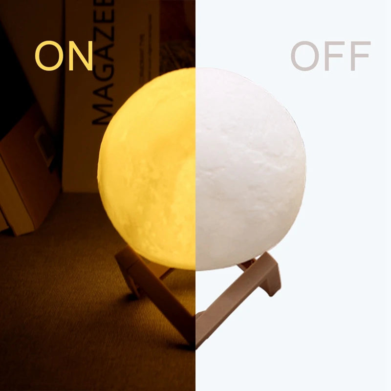 Moon Lamp LED Night Light Battery Powered