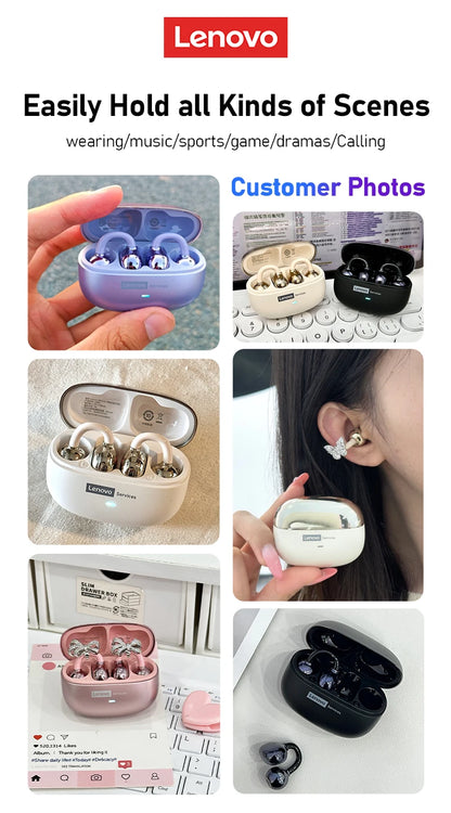 Lenovo LE302 OWS Ear Clip Earphones Wireless