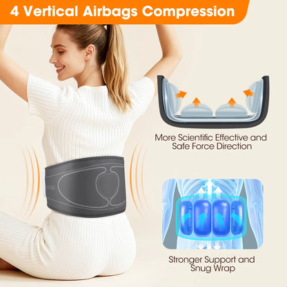 Cordless Heating Waist Belt with 3 Airbag Decompression