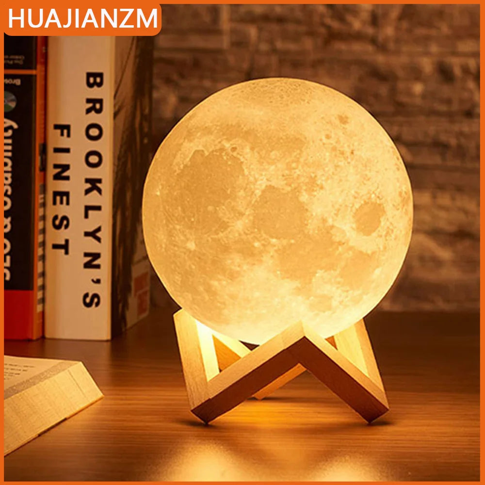 Moon Lamp LED Night Light Battery Powered