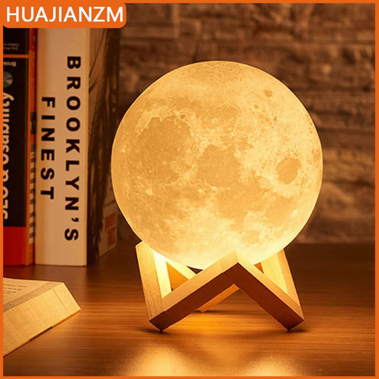 Moon Lamp LED Night Light Battery Powered
