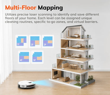 ILIFE A30 PRO 5000Pa Suction, Robot Vacuum
