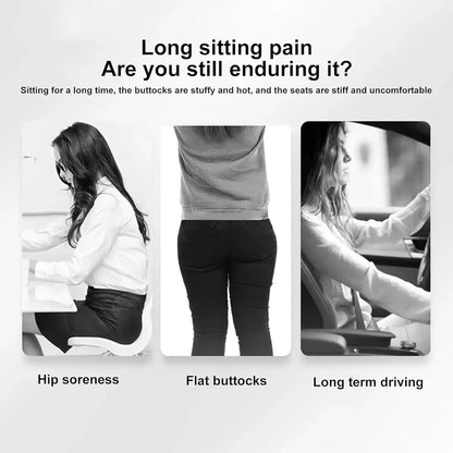 Contoured Ergonomic Lumbar Back Support Seat