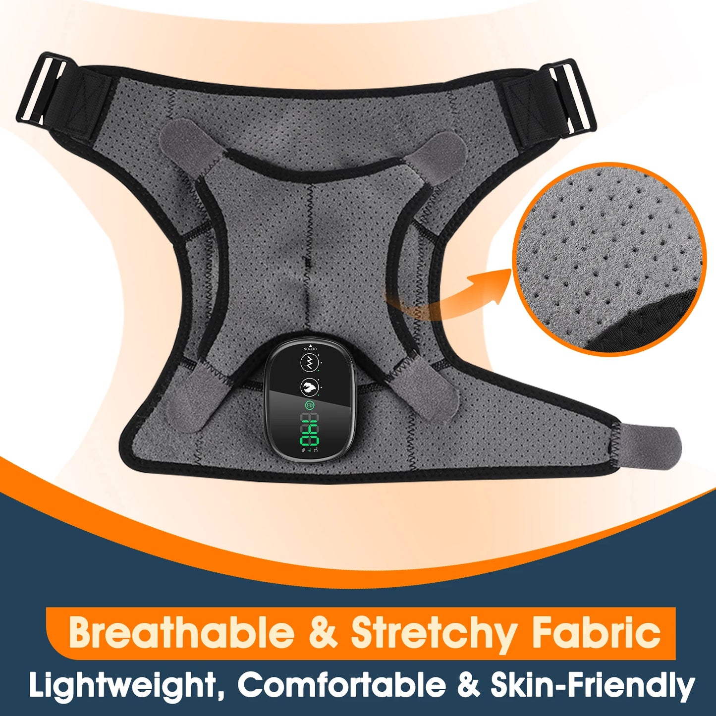 Cordless Electric Heated Shoulder Protector Vibration
