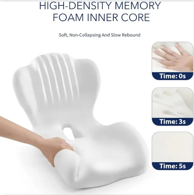 Ergonomic Memory Foam Seat Cushion