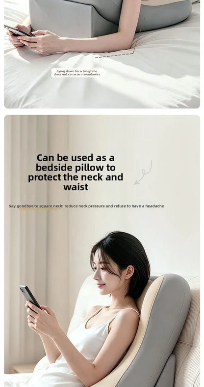 Bed cushions and pillows, ergonomic pillows for neck
