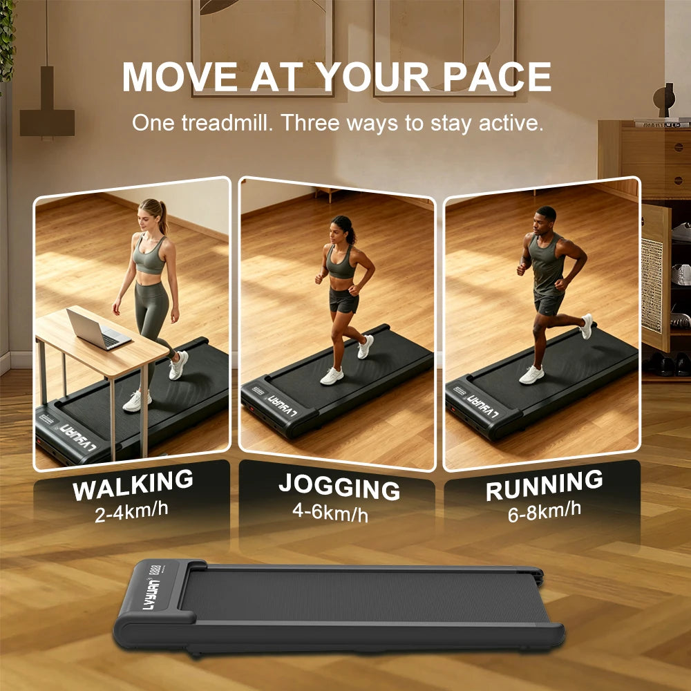 LVYUAN Walking Pad Treadmill 2HP Under Desk EQI_V5