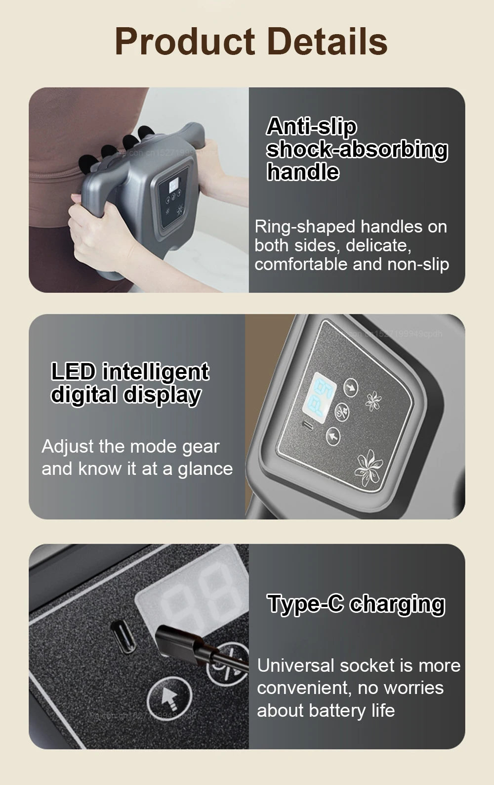 Fascia Gun Muscle Massager Gun Professional