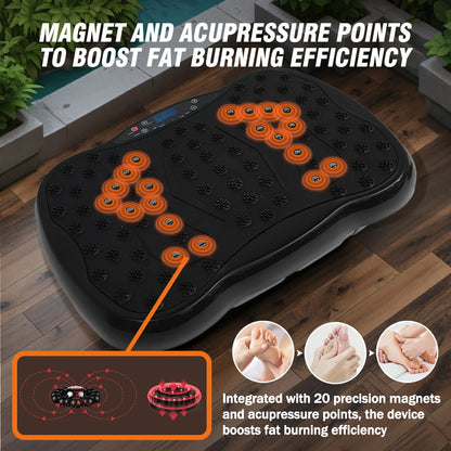 Full-Body Vibration Platform Exercise Machine Training