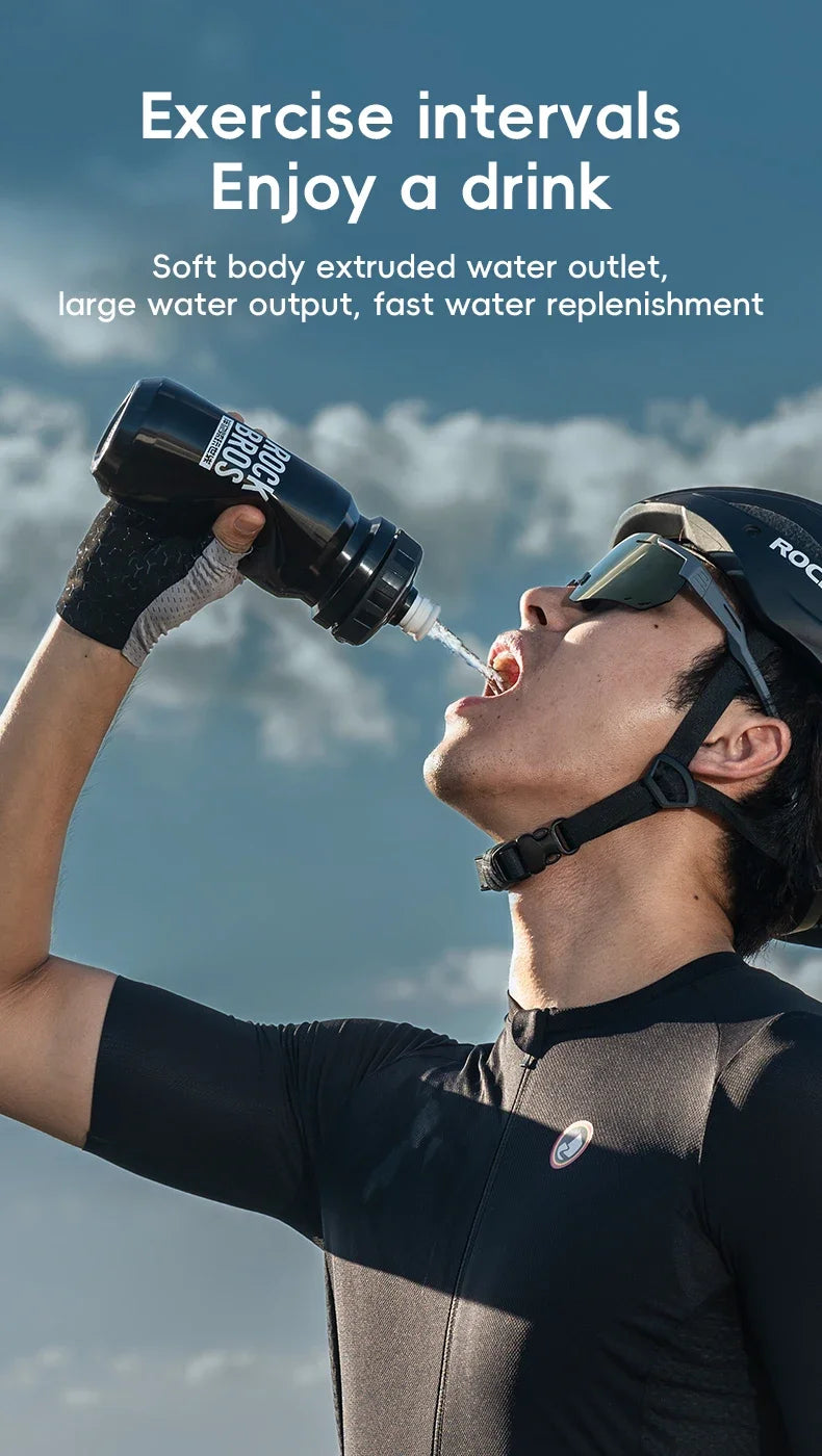 ROCKBROS Bicycle Water Bottle With Dust Cover