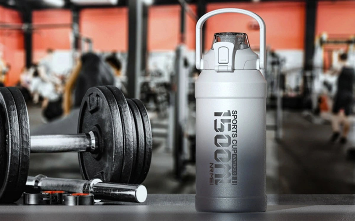 Thermos Water Bottle With Straw Handle Cup 316