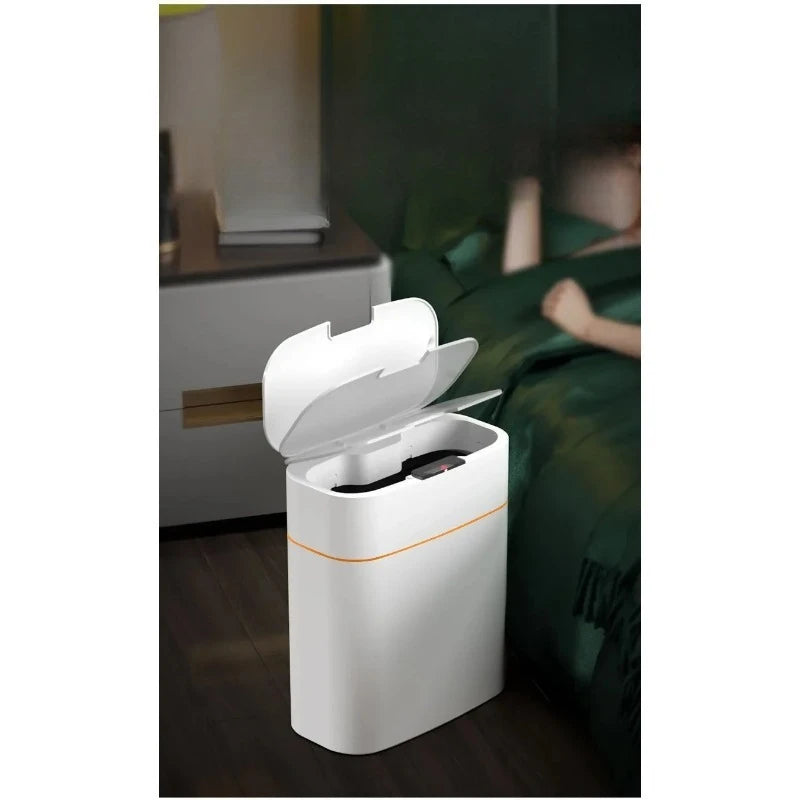 Intelligent sensor trash can - Home opening lid type