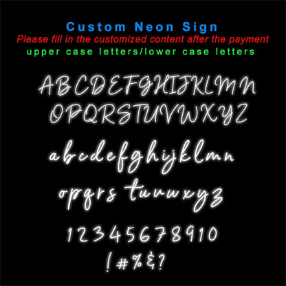 Custom LED Neon Sign Personalized Name