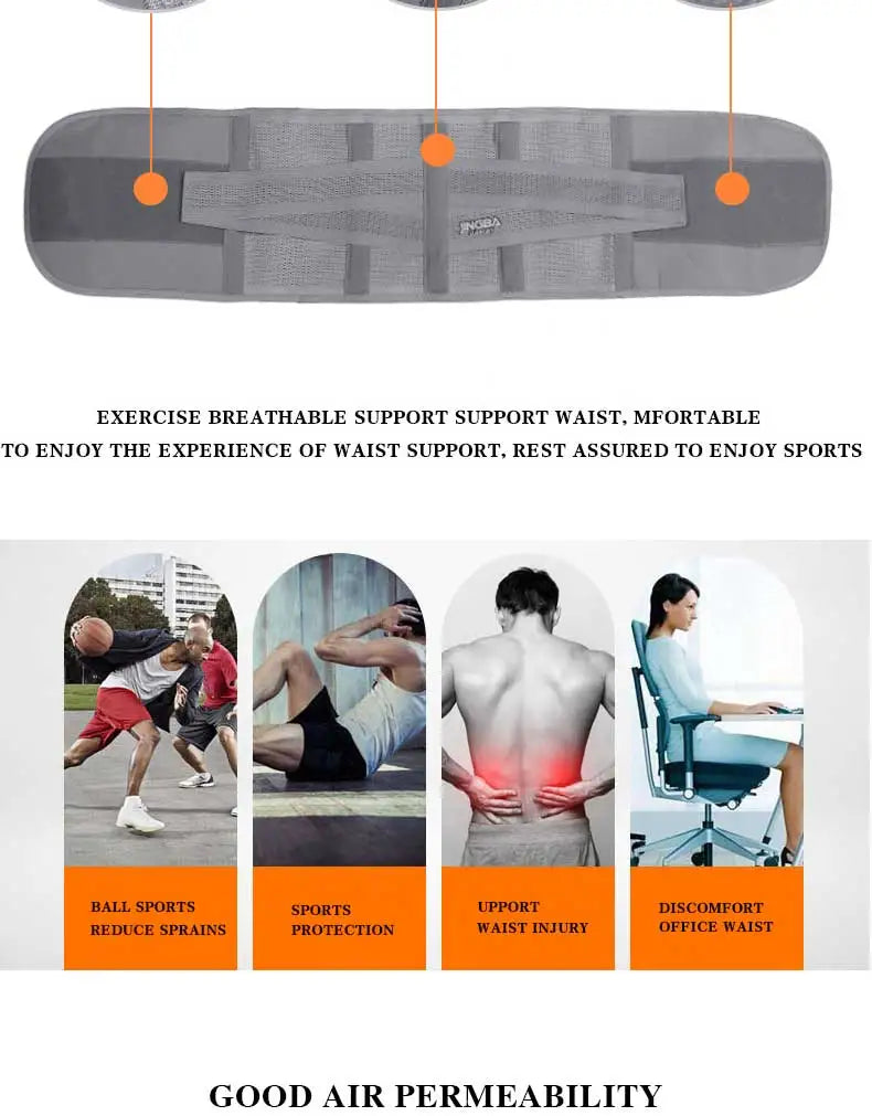 JINGBA SUPPORT Fitness Waist Back Support Belts