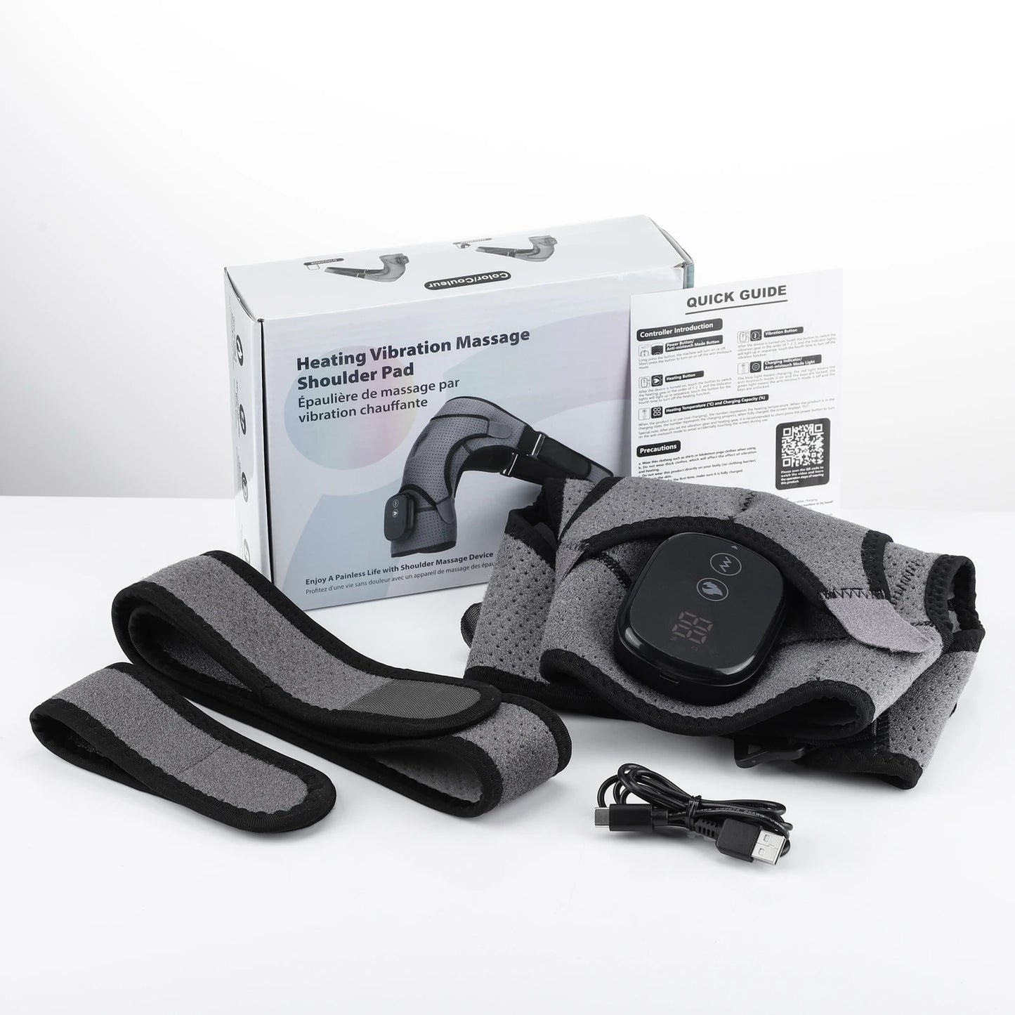 Cordless Electric Heated Shoulder Protector Vibration