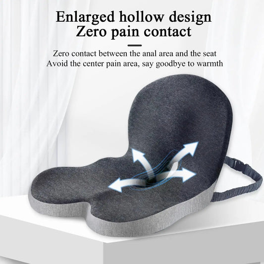 Contoured Ergonomic Lumbar Back Support Seat