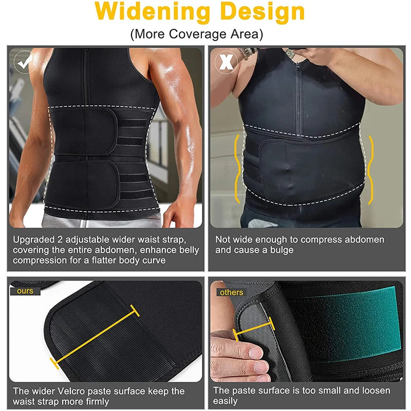 Men Back Waist Posture Corrector Adjustable