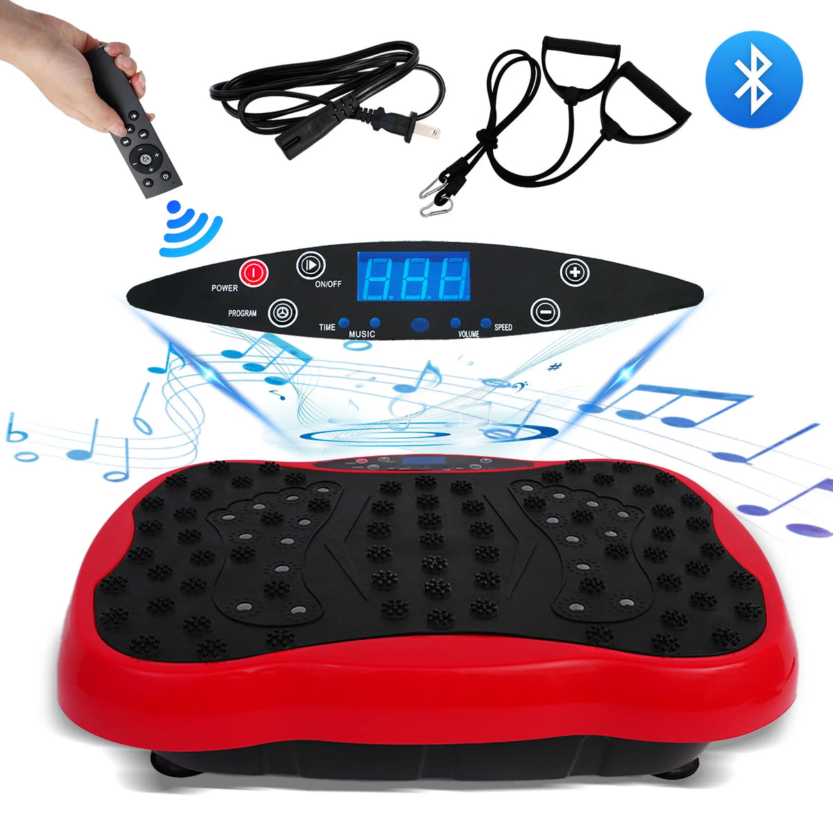 Full-Body Vibration Platform Exercise Machine Training