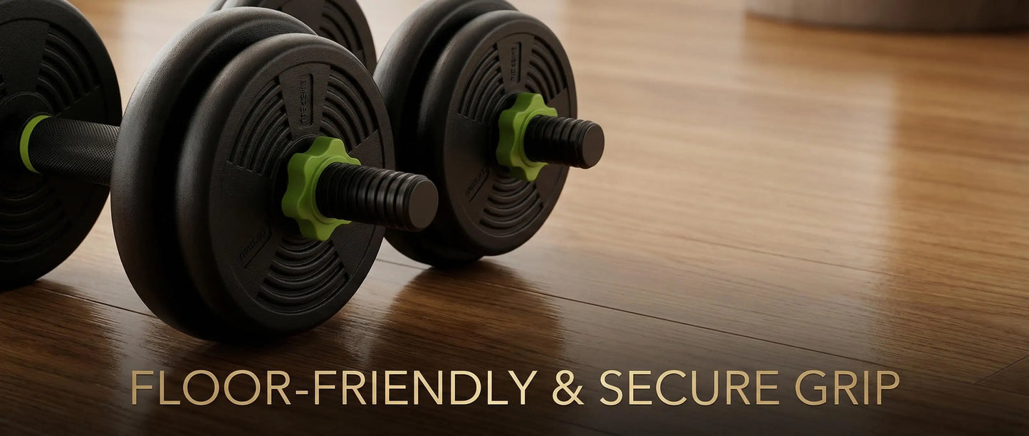 Adjustable Weight Set 44 Lbs, 4-in-1 Dumbbell Set