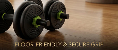 Adjustable Weight Set 44 Lbs, 4-in-1 Dumbbell Set