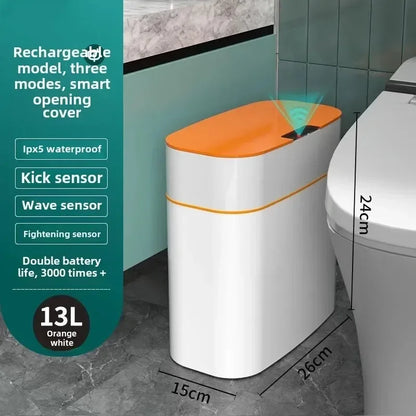 Intelligent sensor trash can - Home opening lid type