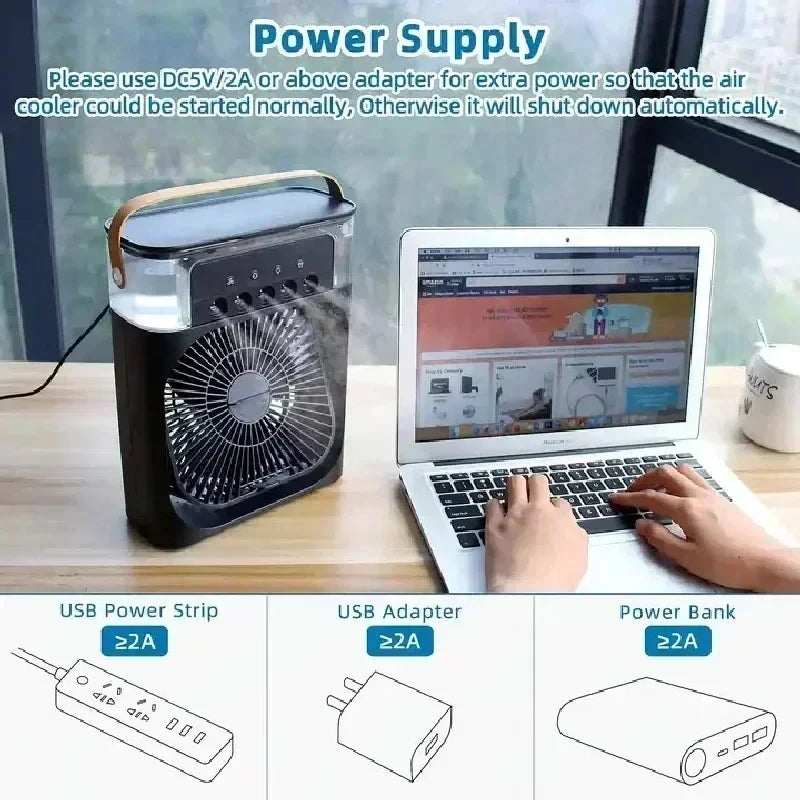 New 3 In 1 Fan AIr Conditioner Household