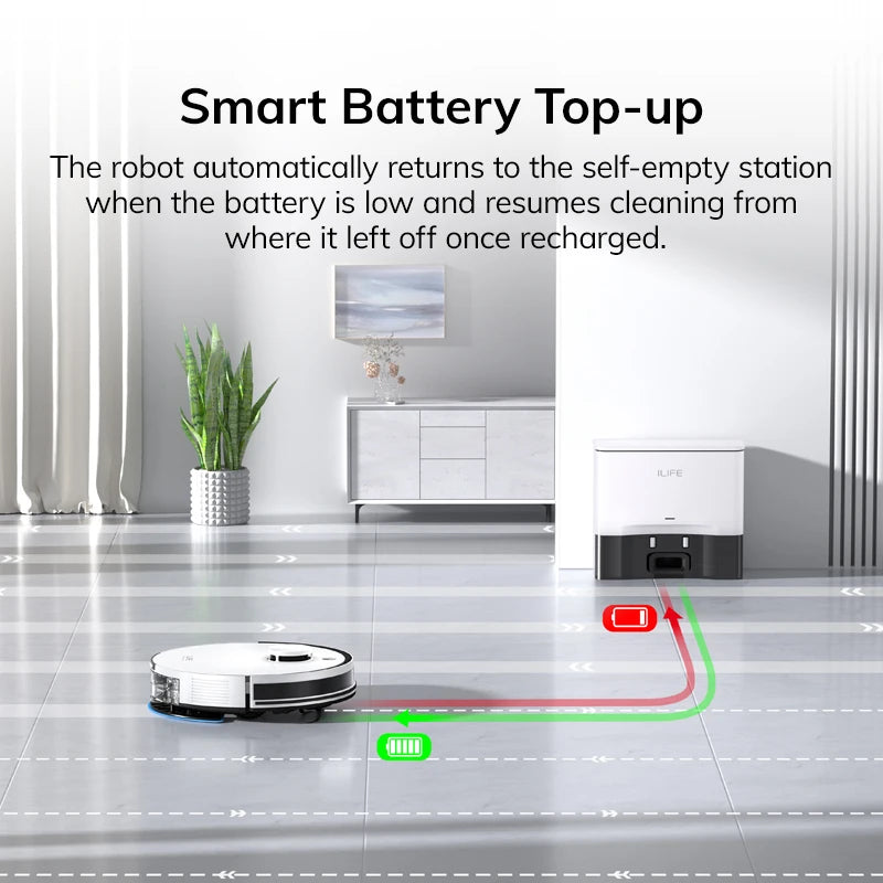 ILIFE A30 PRO 5000Pa Suction, Robot Vacuum