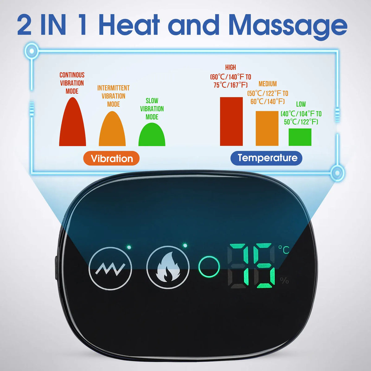Cordless Electric Heated Shoulder Protector Vibration