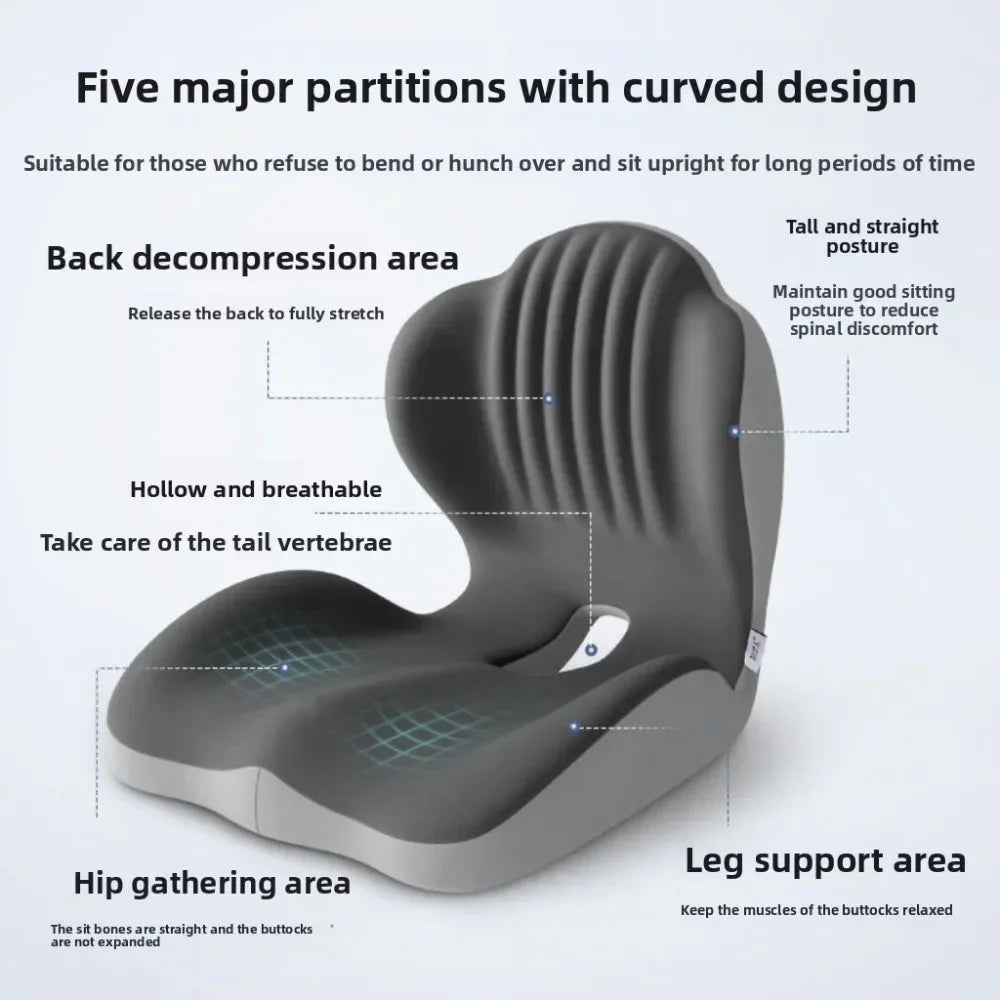 Ergonomic Memory Foam Seat Cushion