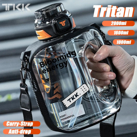 TKK 1/1.6/2L Sports Water Bottle TRITAN Large Capacity