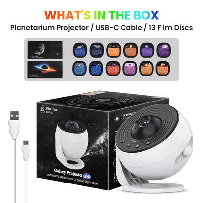 PRO Upgrade HD Galaxy Projector , Timer Funtion
