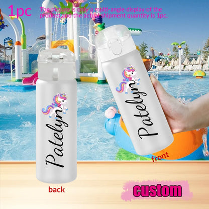 1pc Customized Cartoon Sports Water Bottle
