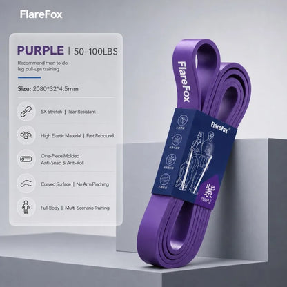 FlareFox Multiple Resistance Bands Set Pull-up