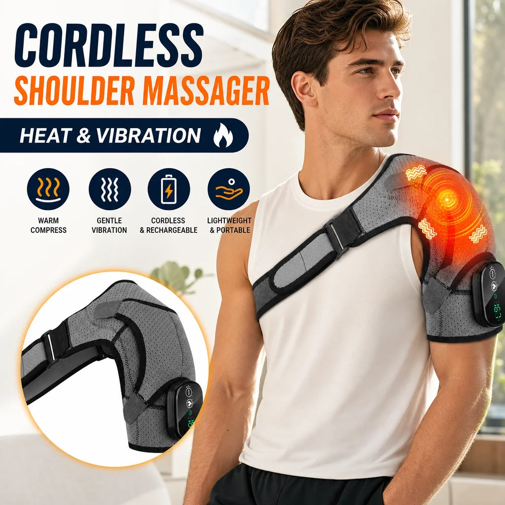 Cordless Electric Heated Shoulder Protector Vibration