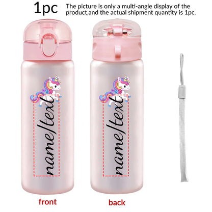 1pc Customized Cartoon Sports Water Bottle