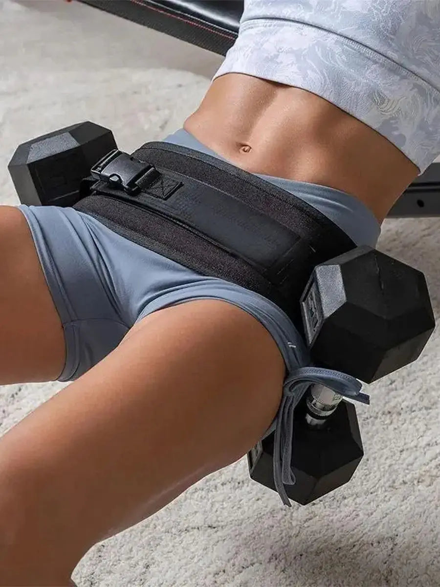 Adjustable Weighted Waist Belt, for Home Workouts