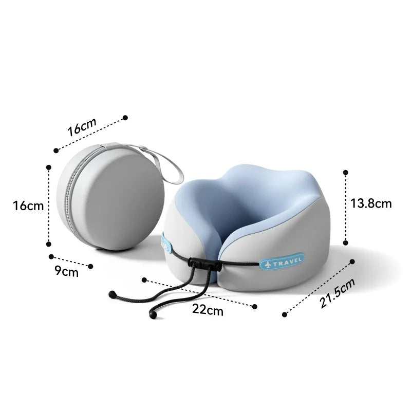 U Shaped Memory Foam Neck Pillows Soft Travel