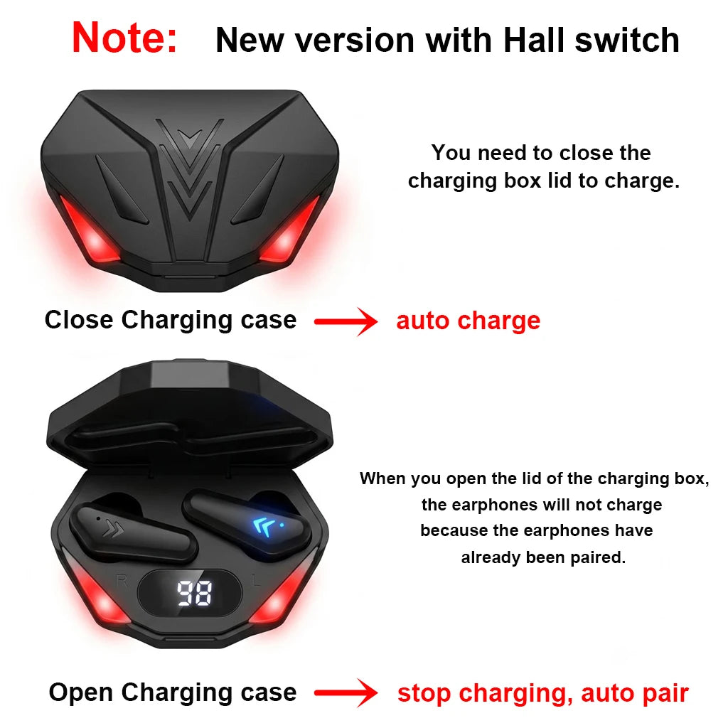 X15 TWS Wireless Bluetooth Headset LED