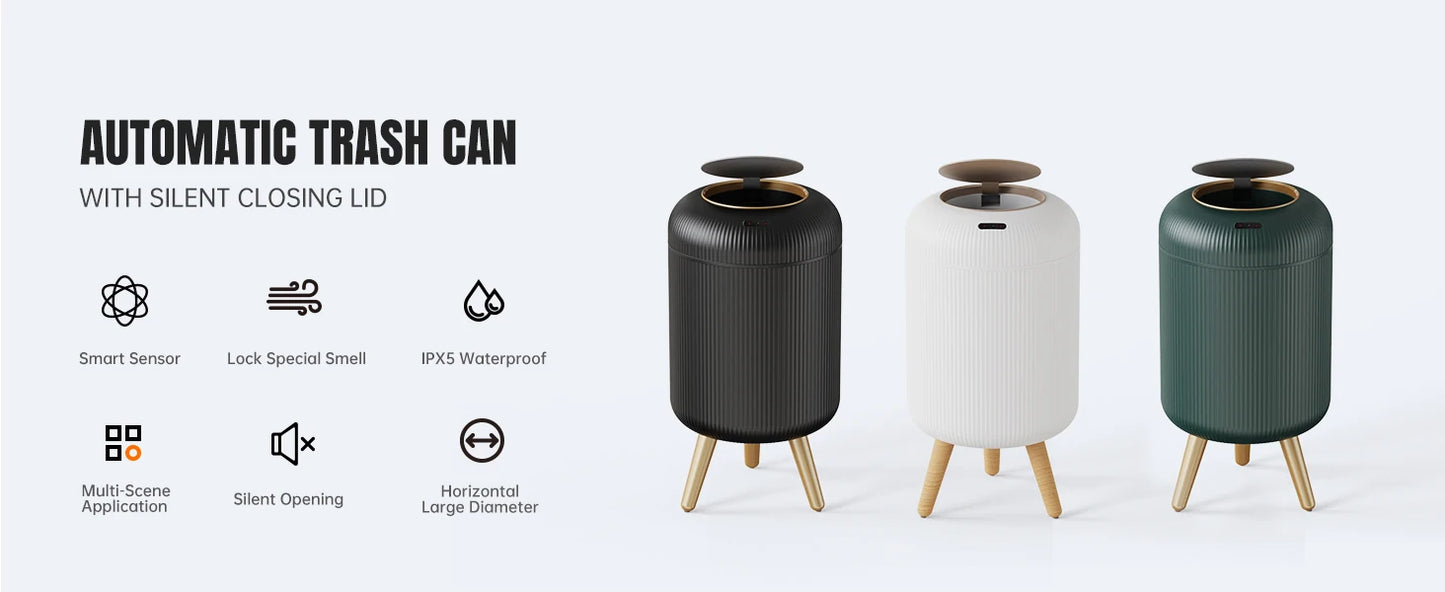 New Smart Dustbin with Lid Automatic Sensor