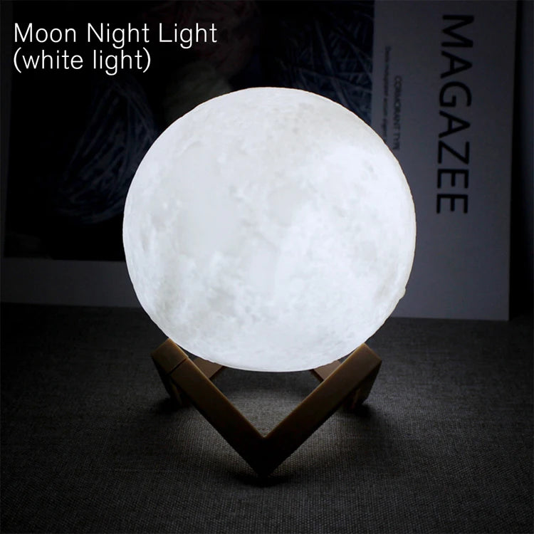 Moon Lamp LED Night Light Battery Powered