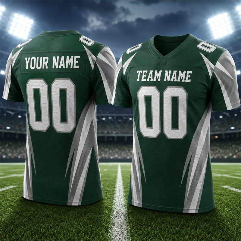Custom Name Team Name Number V Neck