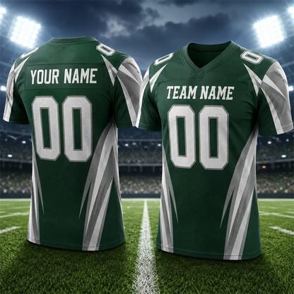 Custom Name Team Name Number V Neck