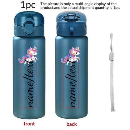 1pc Customized Cartoon Sports Water Bottle