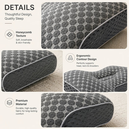 Soybean Fiber Ergonomic Cervical Pillow for Neck