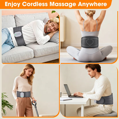 Cordless Heating Waist Belt with 3 Airbag Decompression