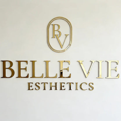 Custom Logo Wall Sign 3D Laser Cut Beauty Salon