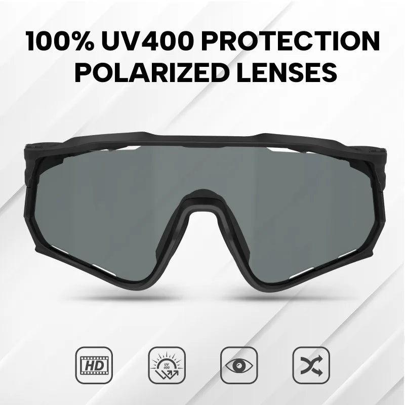 BUCKLOS Polarized Cycling Glasses UV400 Road